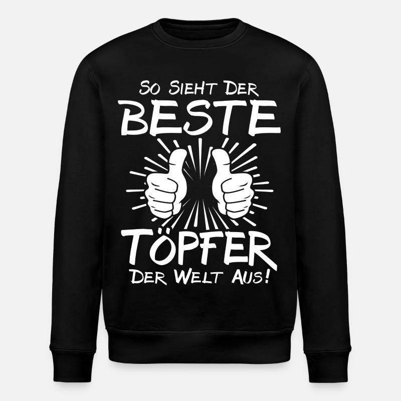 Bester Töpfer - Stanley/Stella Unisex Bio-Sweatshirt ROLLER - Schwarz
