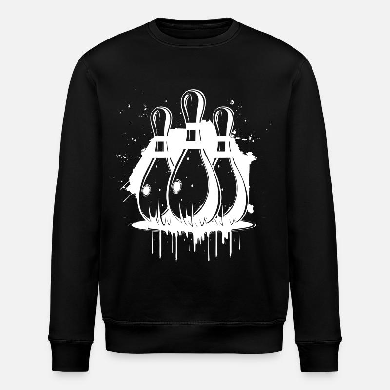 Bowling - Sweat bio ROLLER Stanley/Stella Unisexe - noir