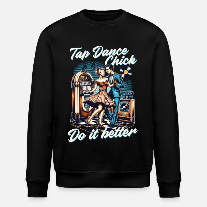 Stepptanz Stepptänzerin - Stanley/Stella Unisex Bio-Sweatshirt ROLLER - Schwarz