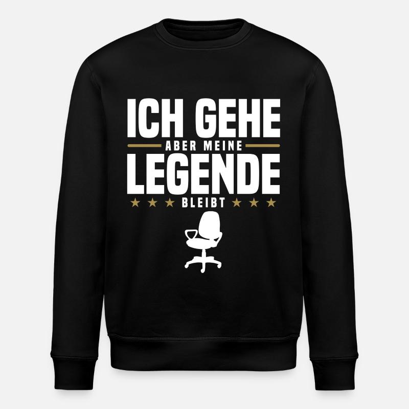 Abschied Kollege - Stanley/Stella Unisex Bio-Sweatshirt ROLLER - Schwarz
