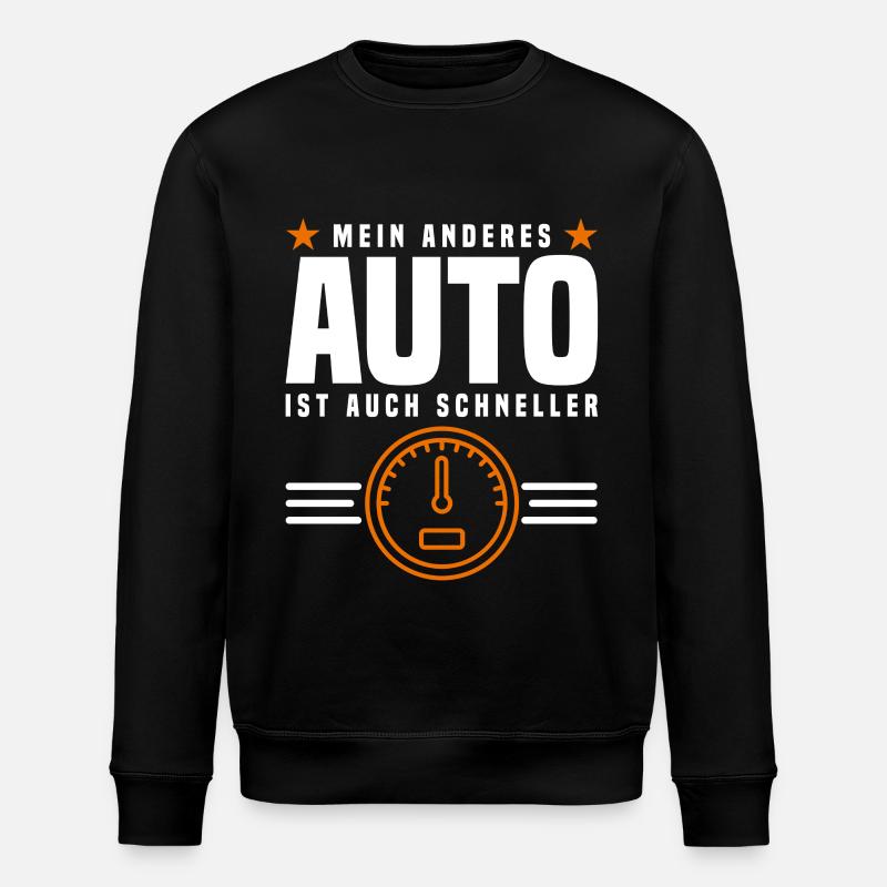 Auto Spruch - Stanley/Stella Unisex Bio-Sweatshirt ROLLER - Schwarz