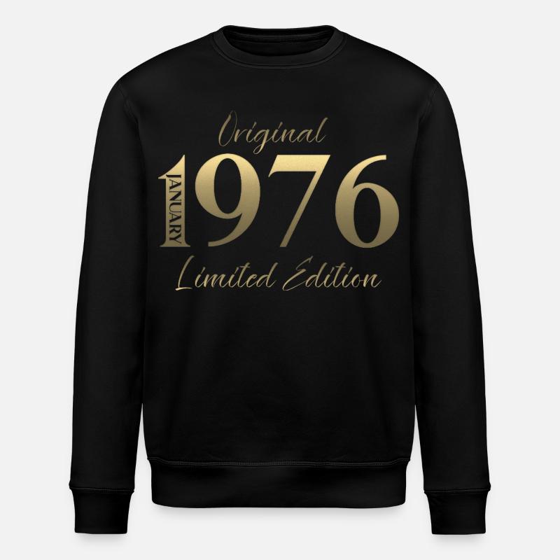 50e anniversaire Original janvier 1976 - Sweat bio ROLLER Stanley/Stella Unisexe - noir