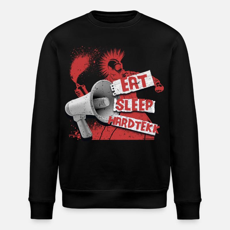 Hardtekk Tekke Ostdeutschland - Stanley/Stella Unisex Bio-Sweatshirt ROLLER - Schwarz