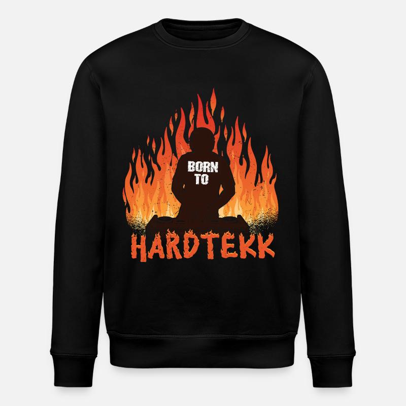 Hardtekk Tekke Ostdeutschland - Stanley/Stella Unisex Bio-Sweatshirt ROLLER - Schwarz