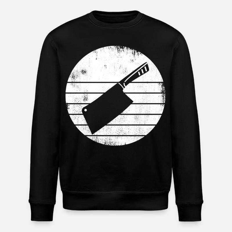 Hackmesser - Stanley/Stella Unisex Bio-Sweatshirt ROLLER - Schwarz