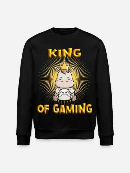 Game Junkie Gaming - Stanley/Stella ROLLER Unisex Organic Sweatshirt - black