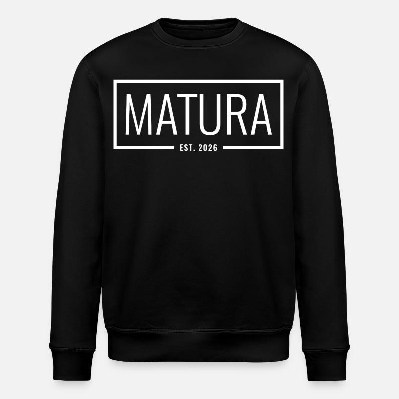 Matura Est. 2026 - Sweat bio ROLLER Stanley/Stella Unisexe - noir