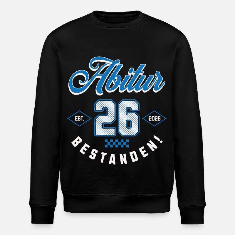 Abitur 2026 Bestanden - Stanley/Stella Unisex Bio-Sweatshirt ROLLER - Schwarz