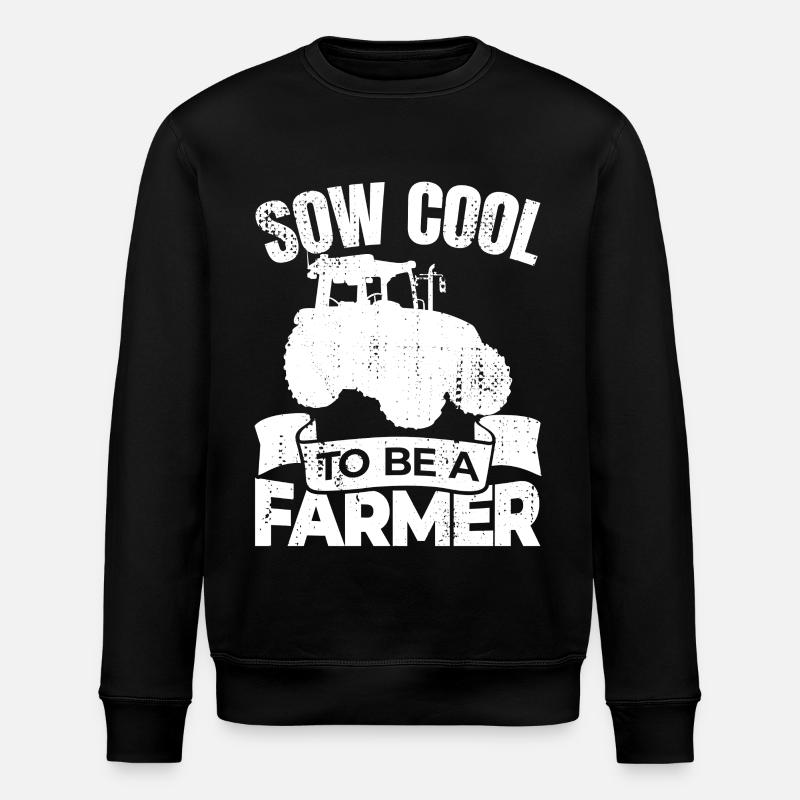 C’est génial d’être fermier - Sweat bio ROLLER Stanley/Stella Unisexe - noir