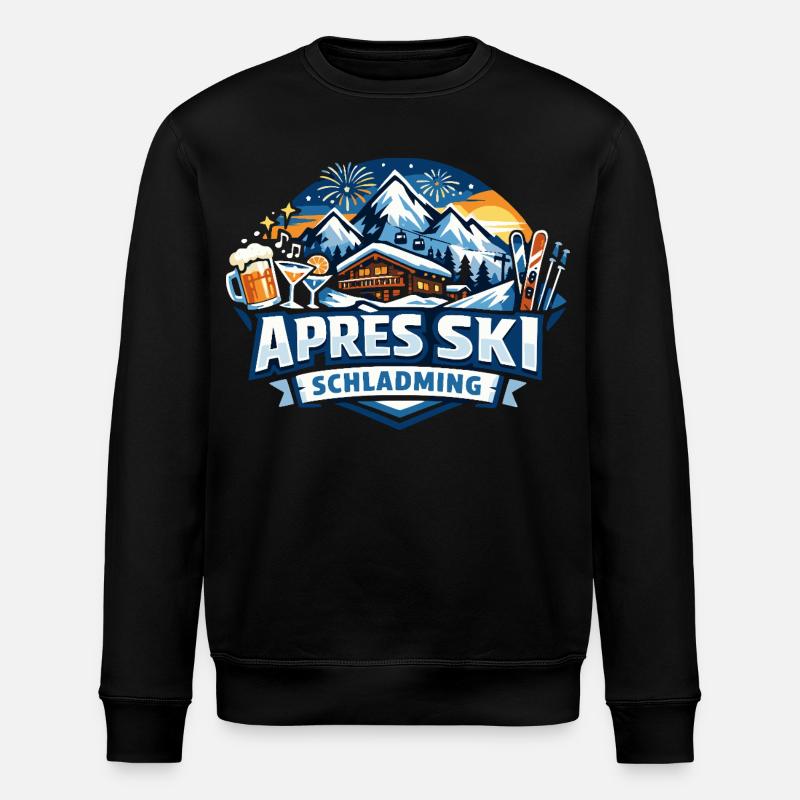 Après Ski Schladming - Stanley/Stella Unisex Bio-Sweatshirt ROLLER - Schwarz