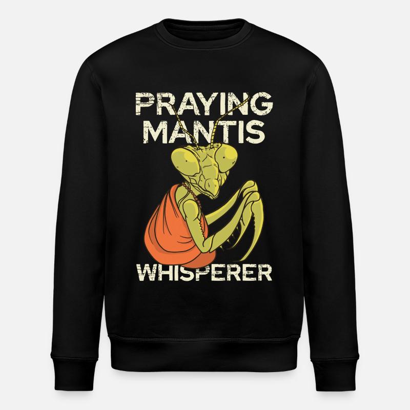 Mantide en prière – Whisperer - Sweat bio ROLLER Stanley/Stella Unisexe - noir