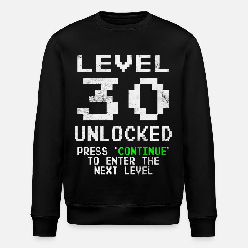 Level 30 unlocked - Stanley/Stella Unisex Bio-Sweatshirt ROLLER - Schwarz