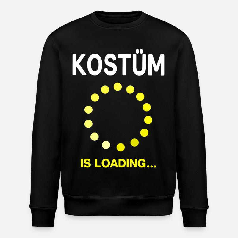 Fasnet Fasching Karneval Kostüm is Loading - Stanley/Stella Unisex Bio-Sweatshirt ROLLER - Schwarz