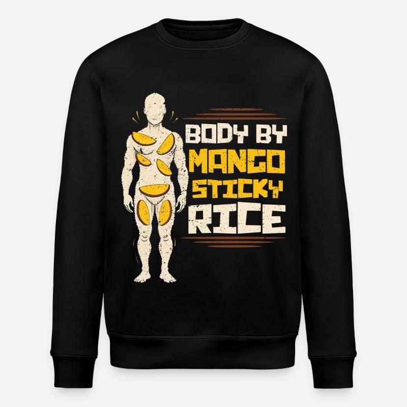 Mango Sticky Reis - Stanley/Stella Unisex Bio-Sweatshirt ROLLER - Schwarz