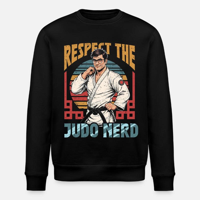 Judo Kampfsport - Stanley/Stella Unisex Bio-Sweatshirt ROLLER - Schwarz