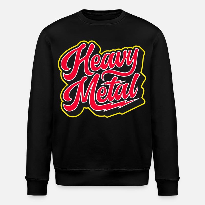 Heavy Metal Bold 3D Script - Sweat bio ROLLER Stanley/Stella Unisexe - noir