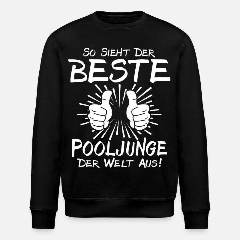 Meilleur garçon de piscine - Sweat bio ROLLER Stanley/Stella Unisexe - noir