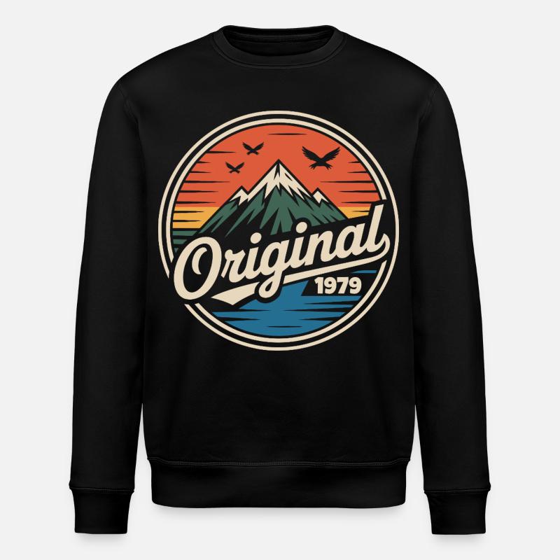Originales Retro-Jubiläum von 1979 - Stanley/Stella Unisex Bio-Sweatshirt ROLLER - Schwarz
