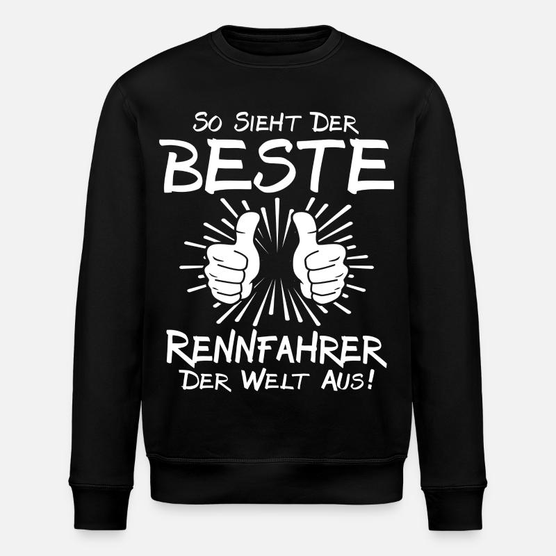 Bester Rennfahrer - Stanley/Stella Unisex Bio-Sweatshirt ROLLER - Schwarz
