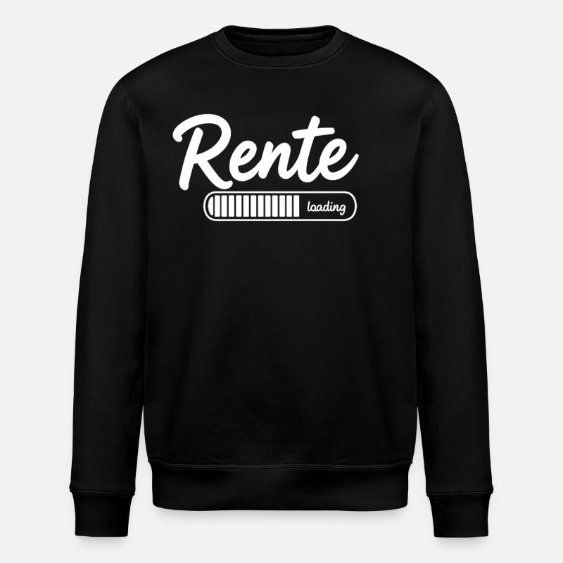 Pension 2026 loading Finally retirement - Stanley/Stella ROLLER Unisex Organic Sweatshirt - black
