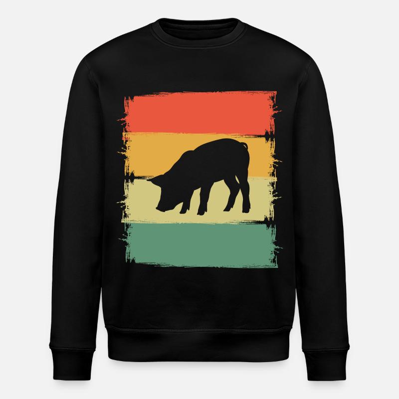 Cochon - Sweat bio ROLLER Stanley/Stella Unisexe - noir