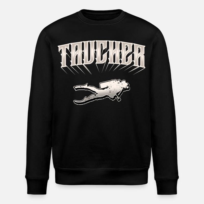 Plongeurs - Sweat bio ROLLER Stanley/Stella Unisexe - noir