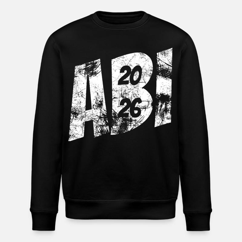 Abi 2026 - Abitur - Gift - Stanley/Stella ROLLER Unisex Organic Sweatshirt - black