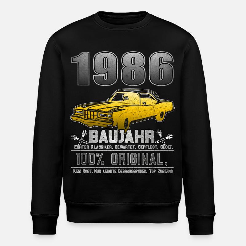 1986 - Année 1986 - Année 1986 - Sweat bio ROLLER Stanley/Stella Unisexe - noir