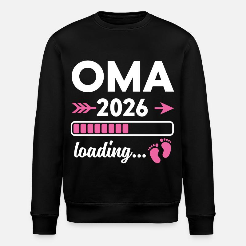 Grandma 2026 loading - Stanley/Stella ROLLER Unisex Organic Sweatshirt - black