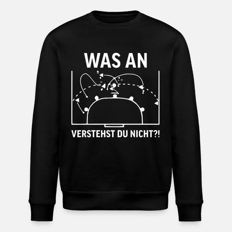 Coach de handball Mouvement drôle - Sweat bio ROLLER Stanley/Stella Unisexe - noir