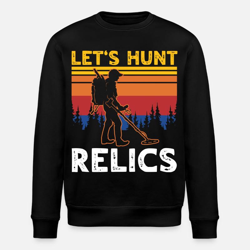 Reliktesucher Sondeln - Stanley/Stella Unisex Bio-Sweatshirt ROLLER - Schwarz