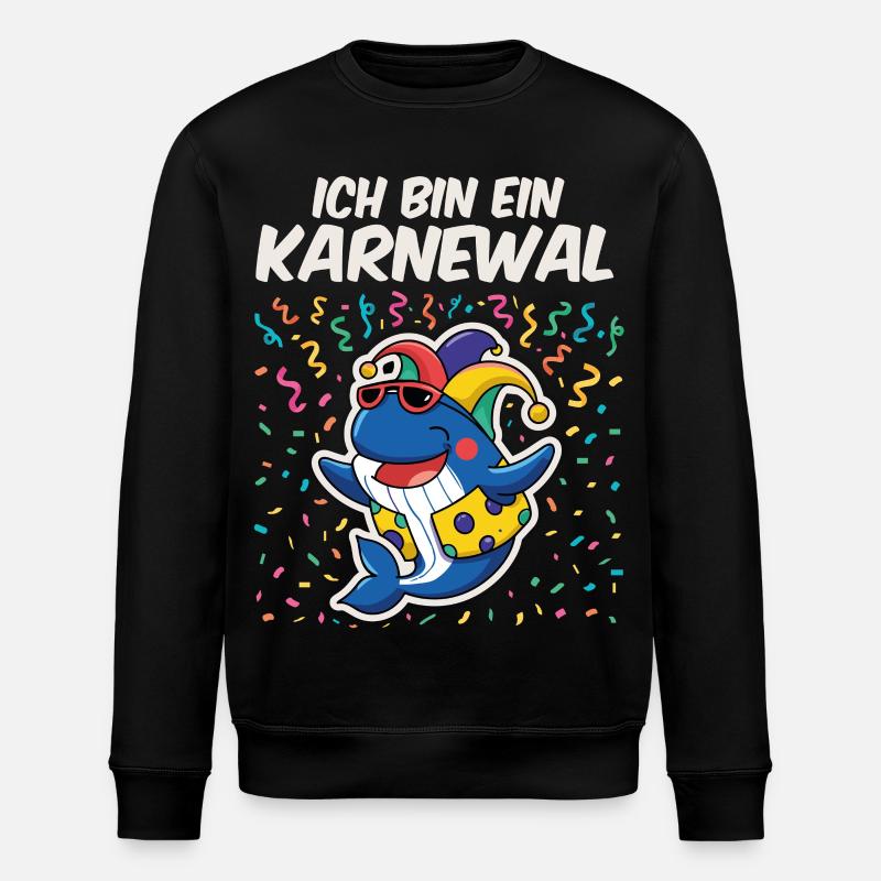 I'm a carnival - Stanley/Stella ROLLER Unisex Organic Sweatshirt - black