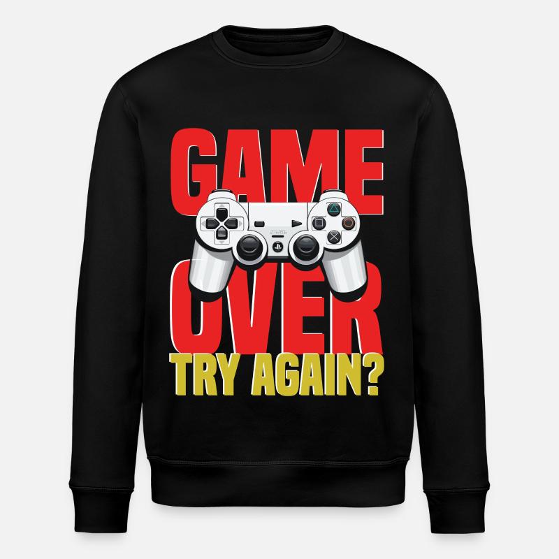 Motif de manette de jeu - Sweat bio ROLLER Stanley/Stella Unisexe - noir