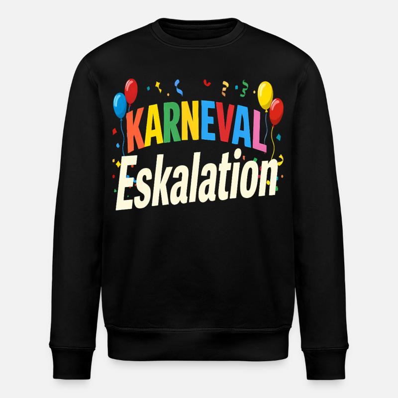 Escalade du carnaval - Sweat bio ROLLER Stanley/Stella Unisexe - noir