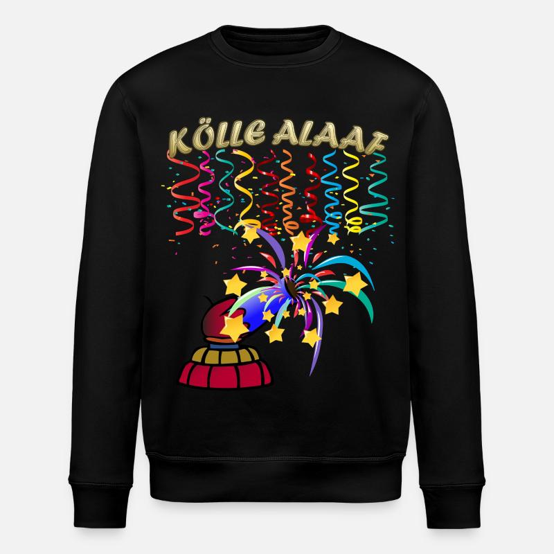 Feux d’artifice Alaaf de Cologne - Sweat bio ROLLER Stanley/Stella Unisexe - noir