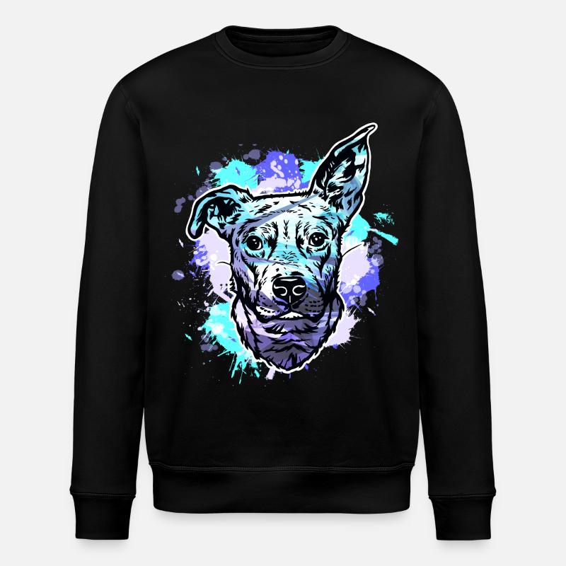 Croix du taureau beagle - Sweat bio ROLLER Stanley/Stella Unisexe - noir
