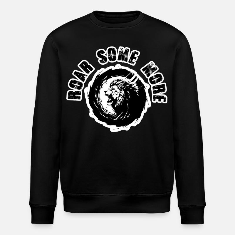 Löwenbrüller Einige stärker - Stanley/Stella Unisex Bio-Sweatshirt ROLLER - Schwarz