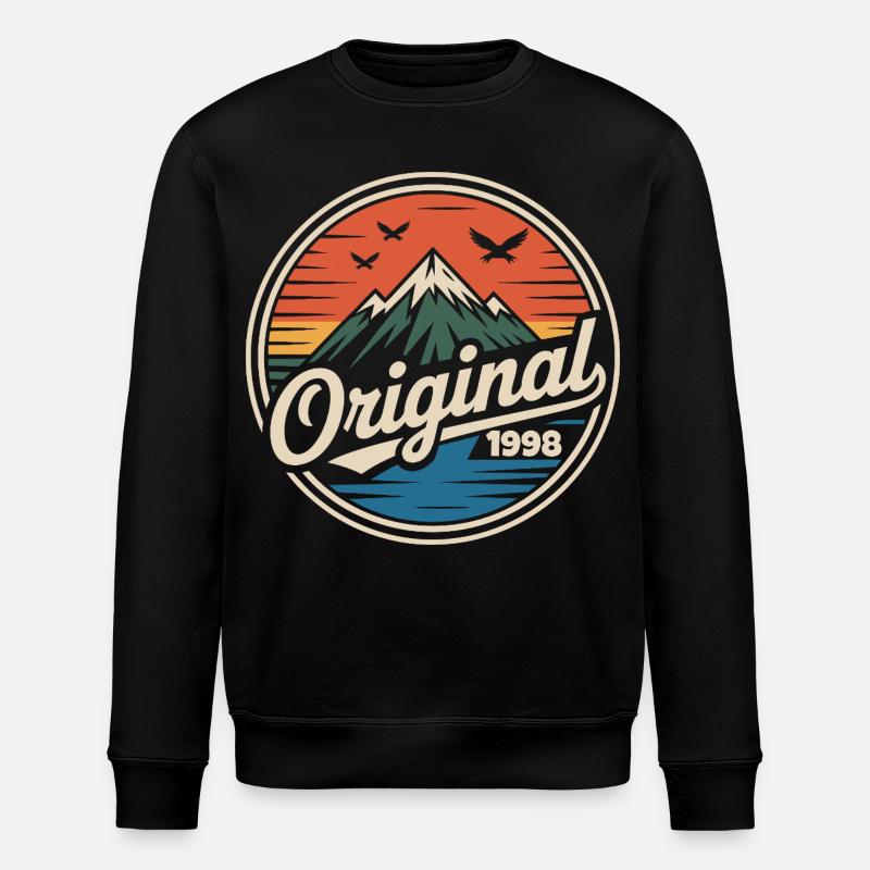 Originales Retro-Jubiläum von 1998 - Stanley/Stella Unisex Bio-Sweatshirt ROLLER - Schwarz