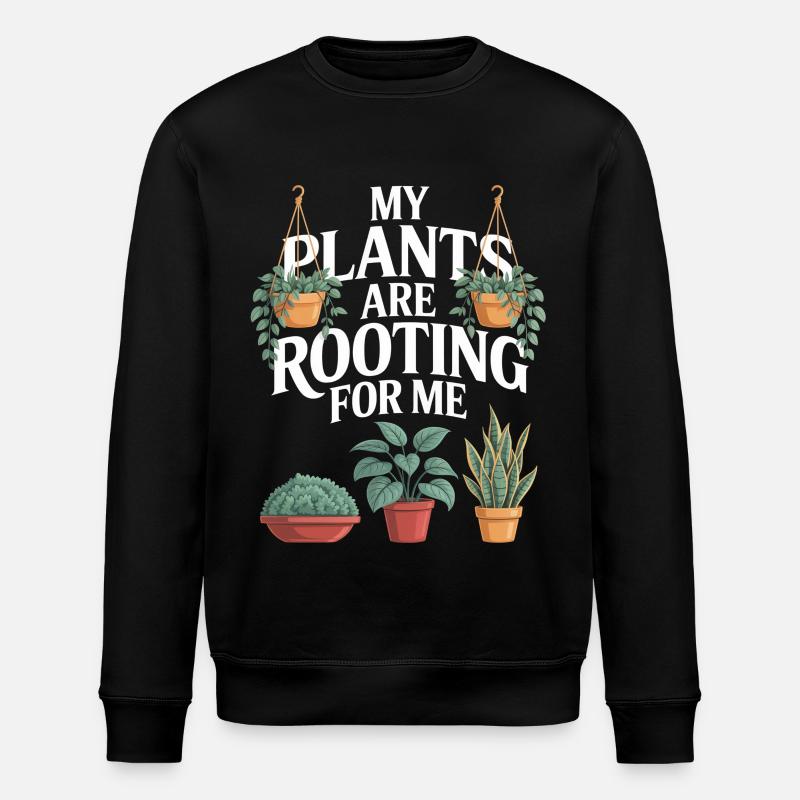 Plantes d’intérieur Plantes d’intérieur - Sweat bio ROLLER Stanley/Stella Unisexe - noir