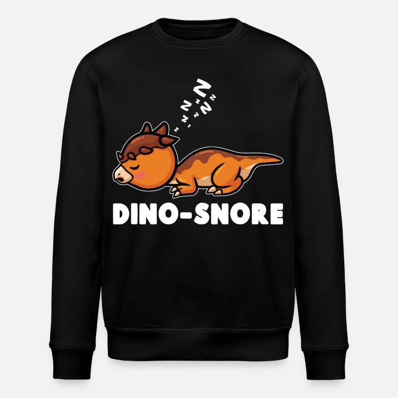  Dinosaur Paleontology Dino Sleeping - Stanley/Stella ROLLER Unisex Organic Sweatshirt - black