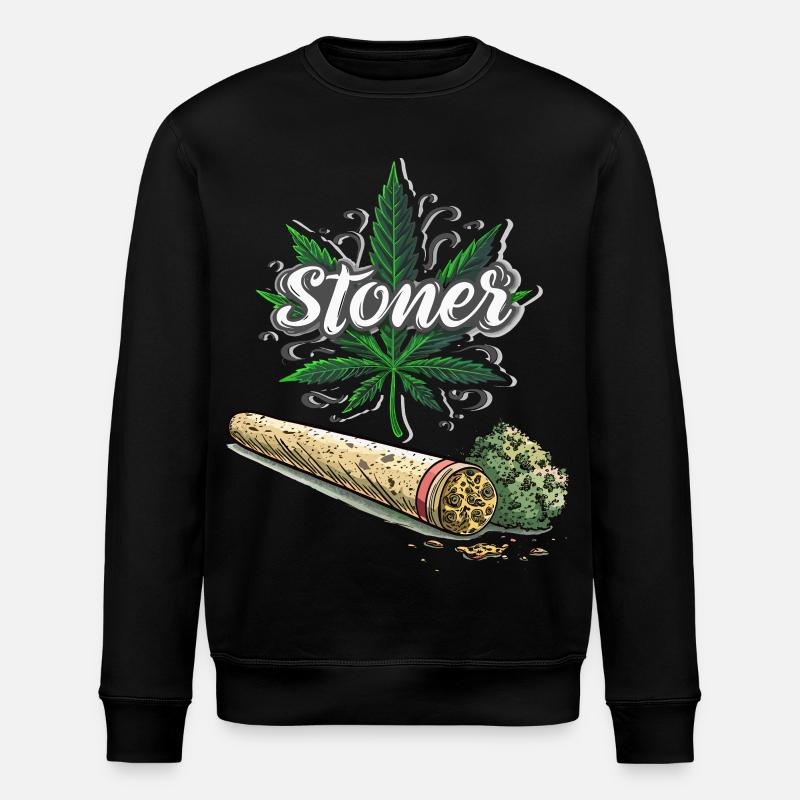 Stoner - Stanley/Stella Unisex Bio-Sweatshirt ROLLER - Schwarz