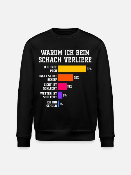 Why I lose at squash Squash - Stanley/Stella ROLLER Unisex Organic Sweatshirt - black