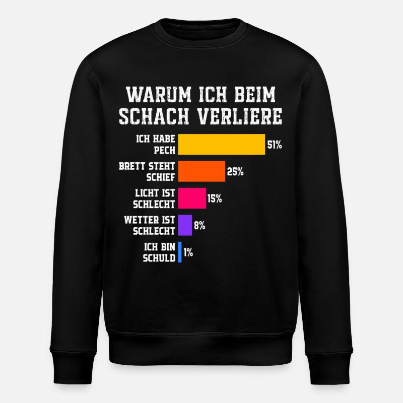 Why I lose at squash Squash - Stanley/Stella ROLLER Unisex Organic Sweatshirt - black