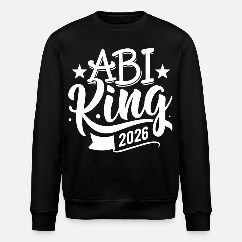 Abi King 2026 - Abitur - Spruch - Stanley/Stella Unisex Bio-Sweatshirt ROLLER - Schwarz