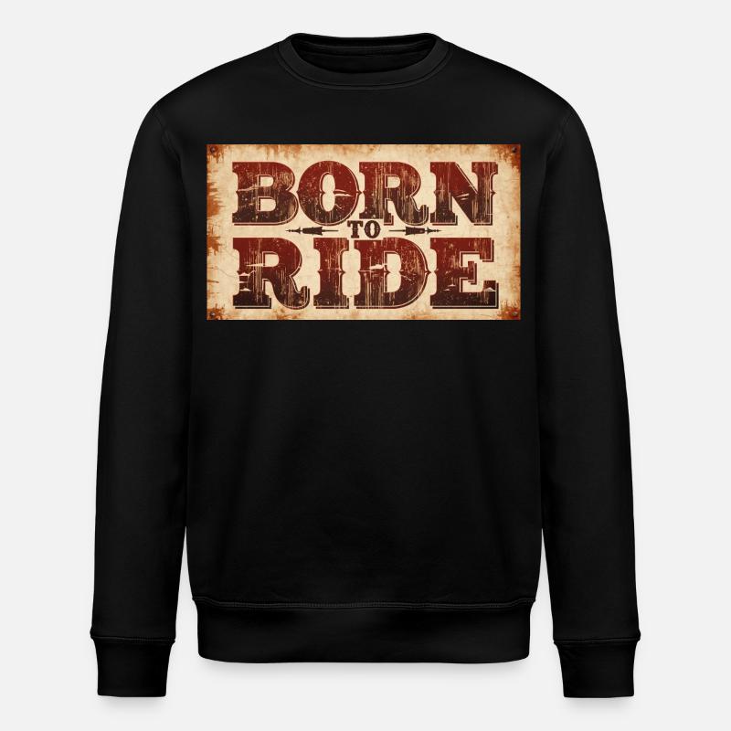 Né pour rouler - Sweat bio ROLLER Stanley/Stella Unisexe - noir