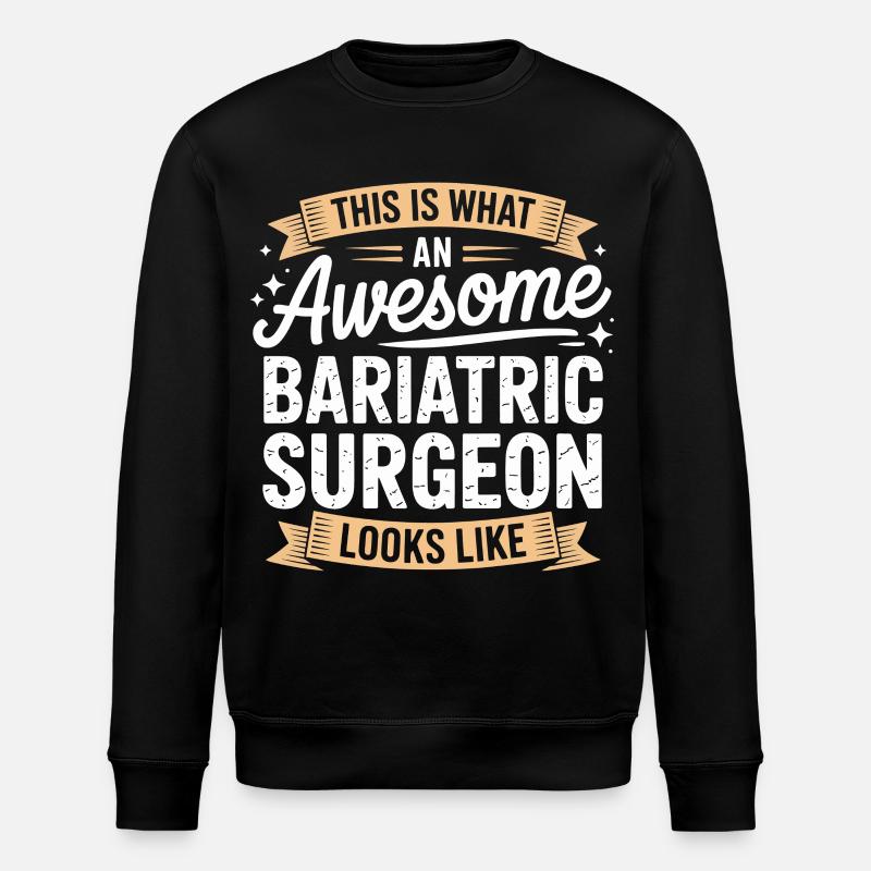 Look de chirurgien bariatre – Génial - Sweat bio ROLLER Stanley/Stella Unisexe - noir