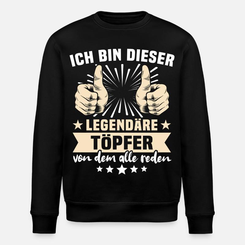 Dictons de Töpfer - Sweat bio ROLLER Stanley/Stella Unisexe - noir