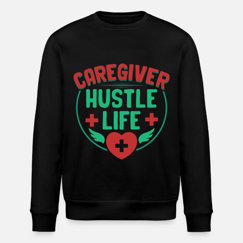 Infirmière, soins gériatriques - Sweat bio ROLLER Stanley/Stella Unisexe - noir