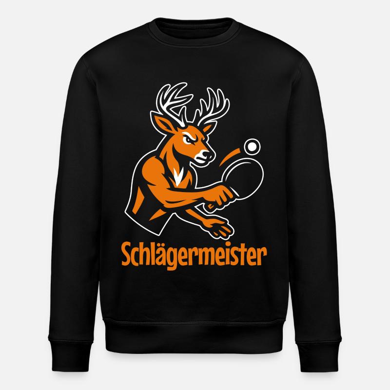 Table tennis racket master - Stanley/Stella ROLLER Unisex Organic Sweatshirt - black