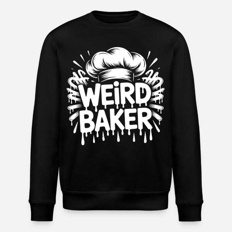Weird Baker - Stanley/Stella Unisex Bio-Sweatshirt ROLLER - Schwarz